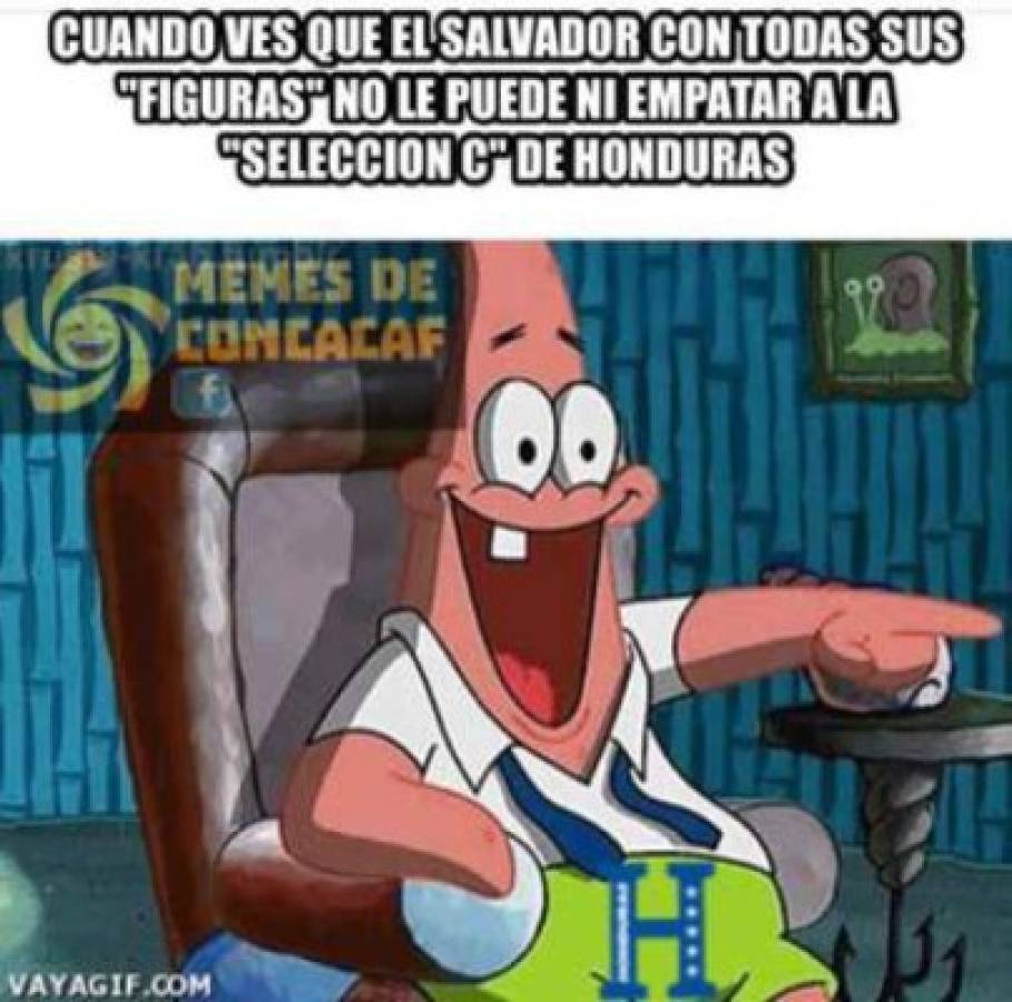 Honduras empató contra El Salvador y no se salvan de los memes; burlas también para México