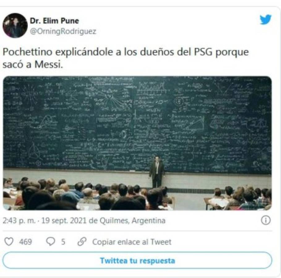 Pochettino armó la polémica en el PSG por sacar a Messi del partido y estallaron los memes