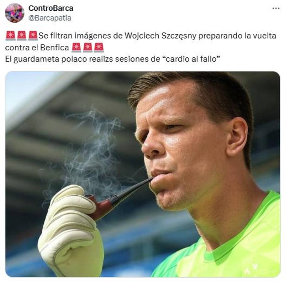 Szczesny Balón de Oro: los memes que dejó el triunfo de Barcelona ante Benfica en la Champions