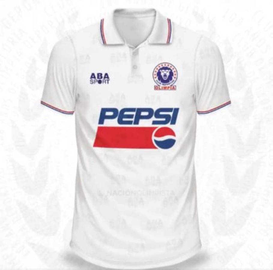 Con una de béisbol: Las camisas de local que ha usado Olimpia en sus 108 años de existencia