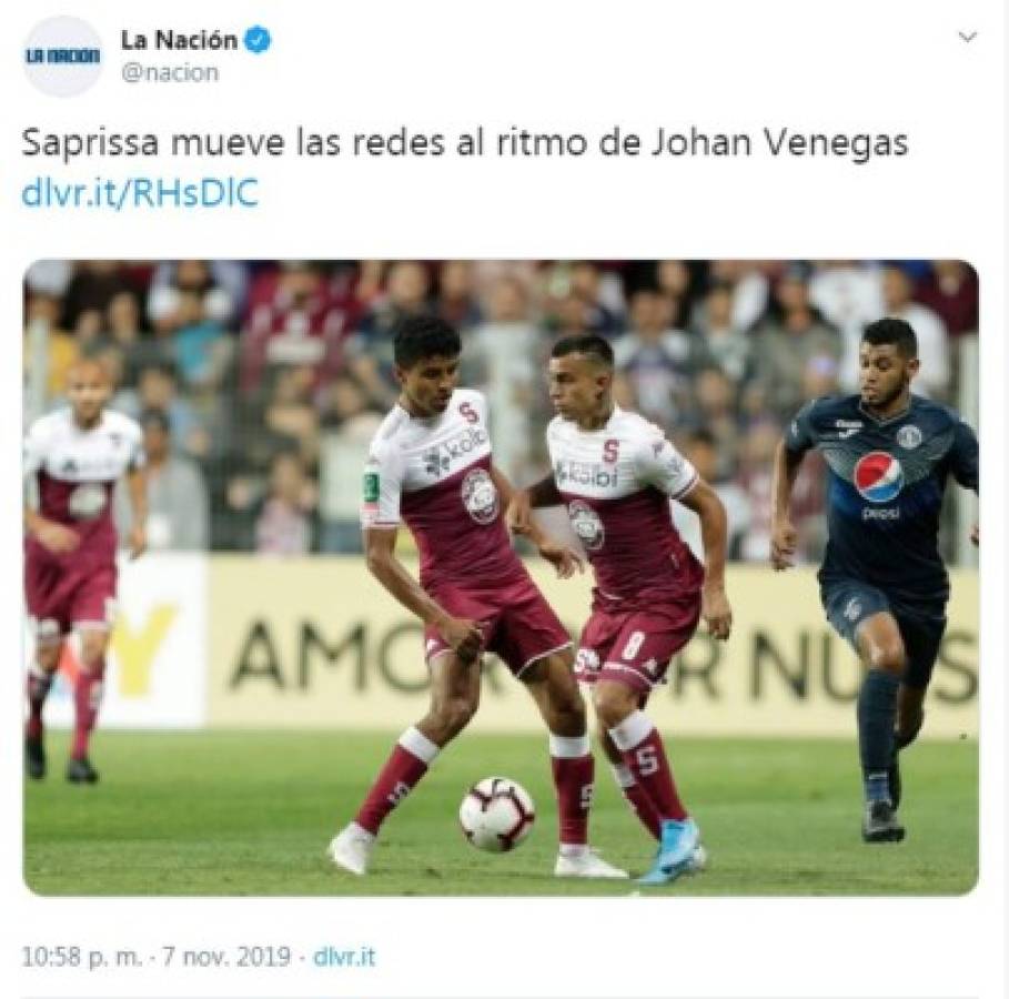 ¡Escépticos! Lo que dicen los medios ticos tras la victoria de Saprissa ante Motagua