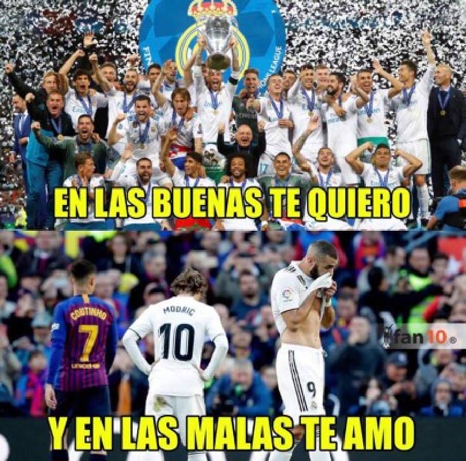 ¡Siguen las burlas! Surgen divertidos memes en contra del Real Madrid