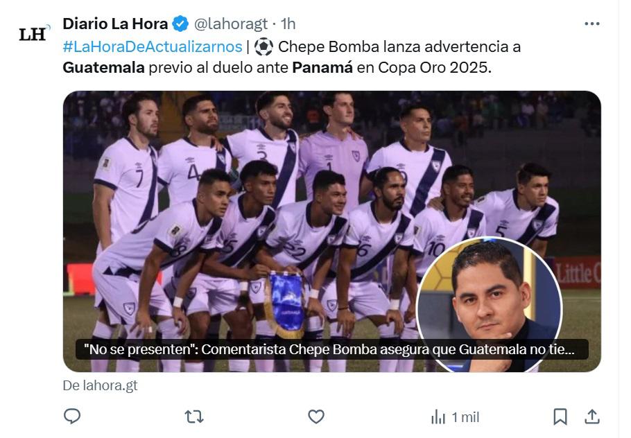 Ni se presenten: Chepe Bomba enciende a Guatemala con ácidos comentarios previo al juego con Panamá en Copa Oro