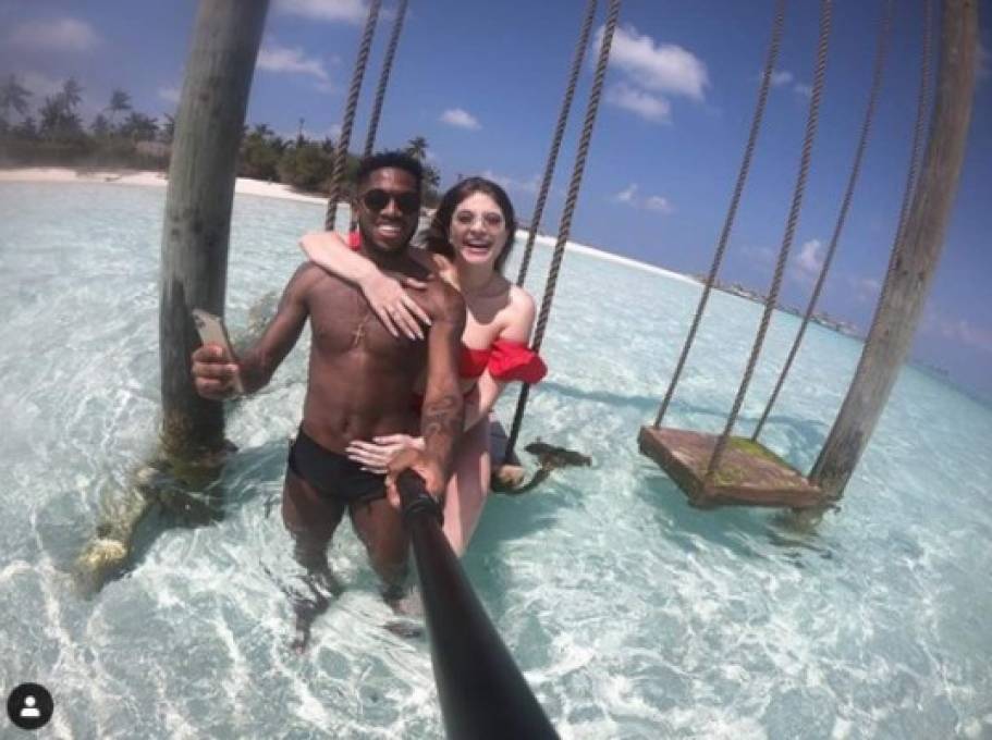 La costosa luna de miel de un crack del Manchester United y su esposa en las Maldivas