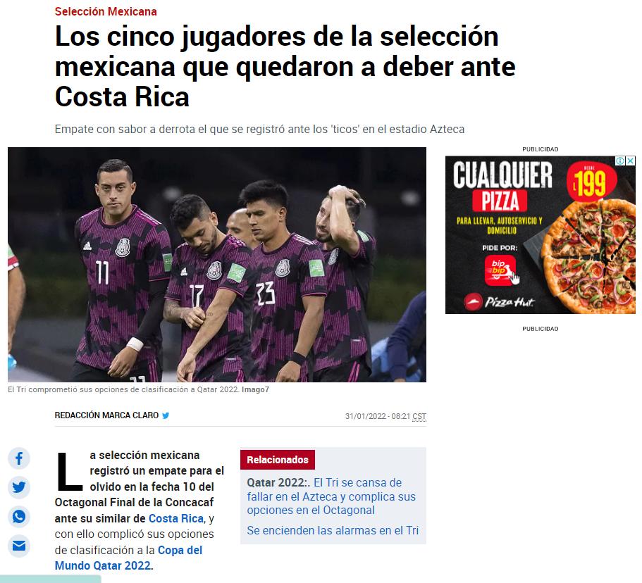 Crisis en México: Solicitan regreso de “Chicharito” Hernández, quieren al “Tata” Martino fuera y que este sea su relevo