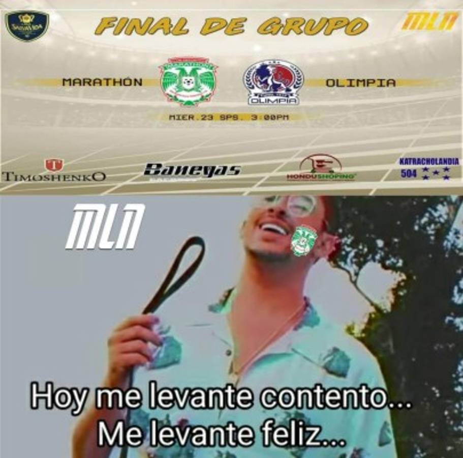 Los memes destrozan al Olimpia tras la derrota ante Marathón en San Pedro Sula