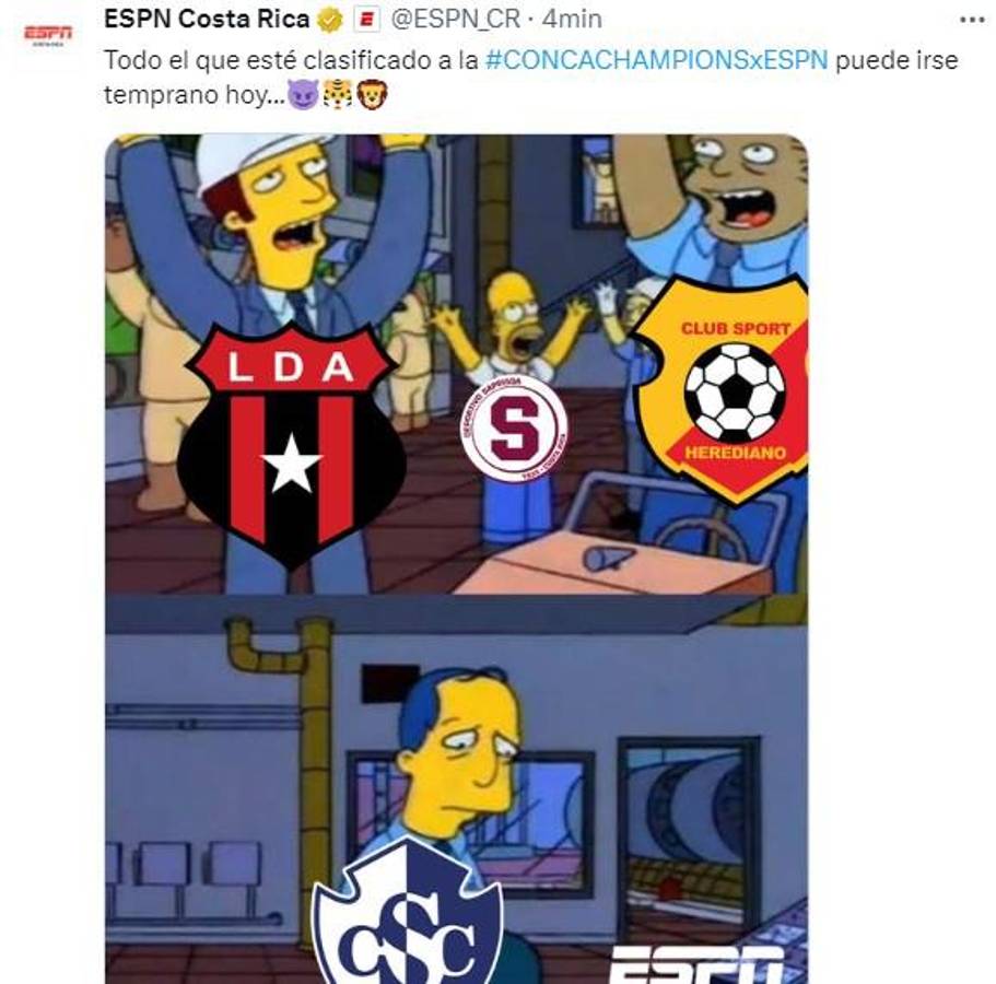 Los memes hacen pedazos a Motagua tras ser goleado por el Saprissa 4-0 en Costa Rica
