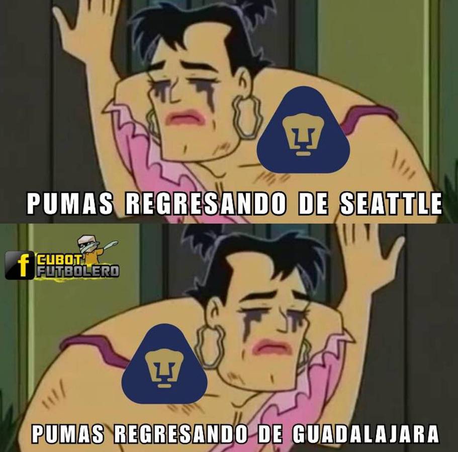 Ser de Pumas en estos momentos es cruel: Los memes que dejó la humillación de UNAM ante Chivas