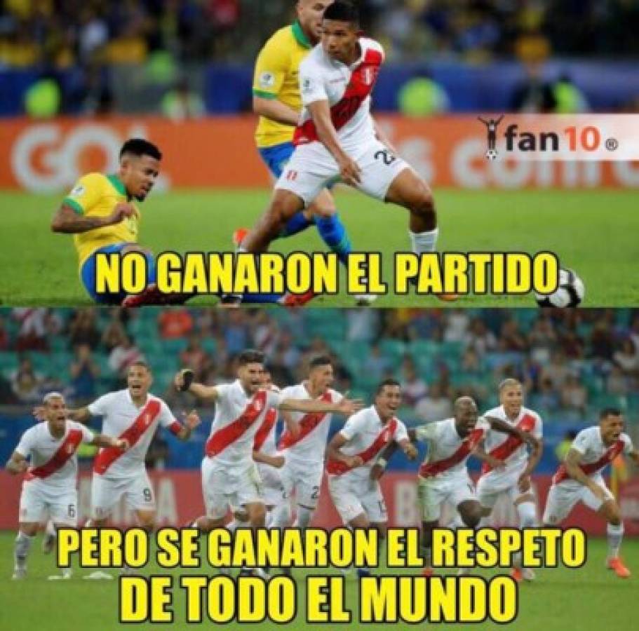 ¡Para morir de risa! Los memes atacan a Perú tras perder contra Brasil en la Copa América