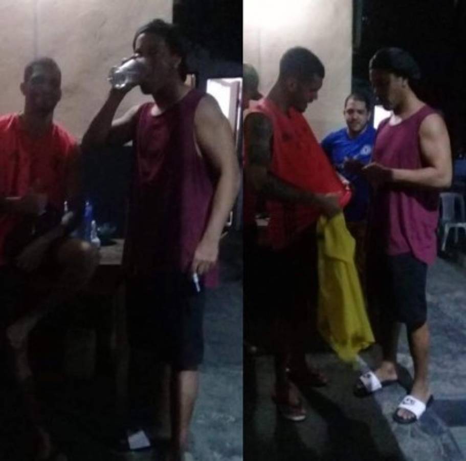 Caso Ronaldinho: Revelan nuevas fotografías del brasileño en la prisión el 'Cuadrilátero'