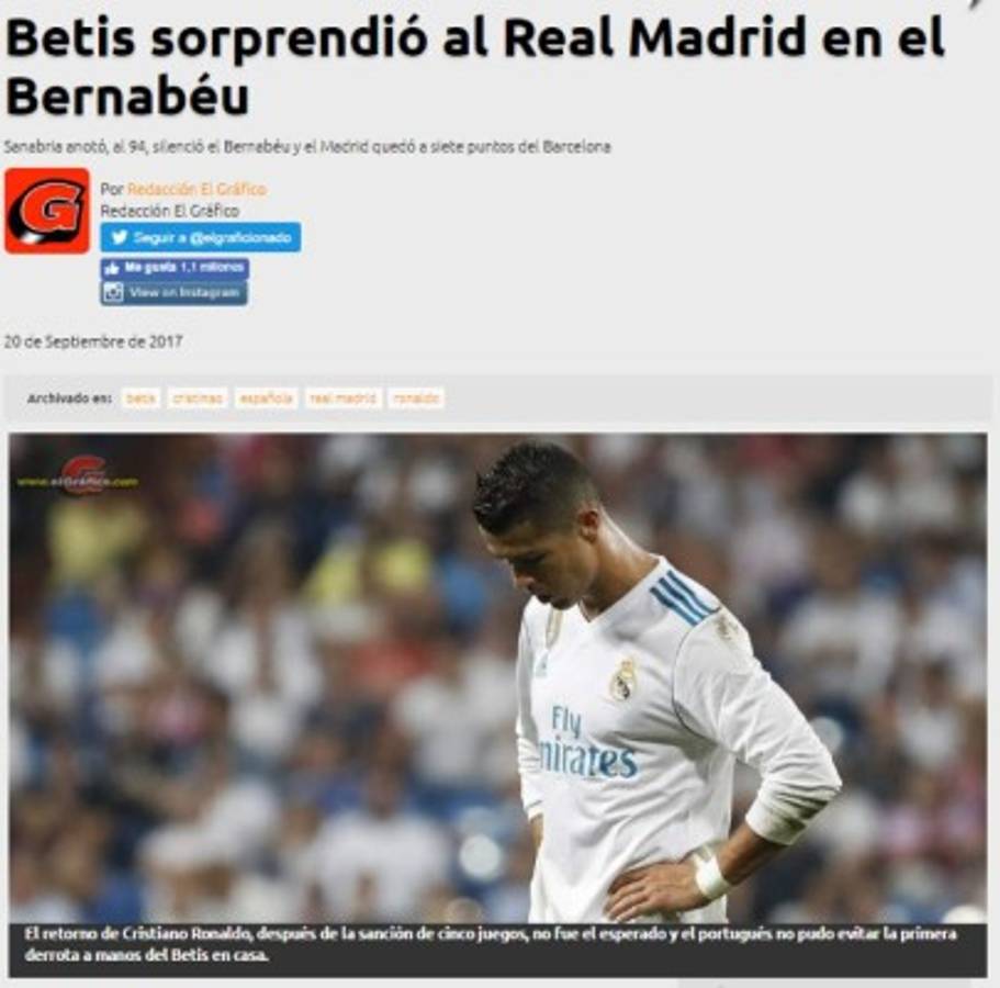 Locura: Así amanecieron las portadas tras la dura derrota del Real Madrid frente al Betis