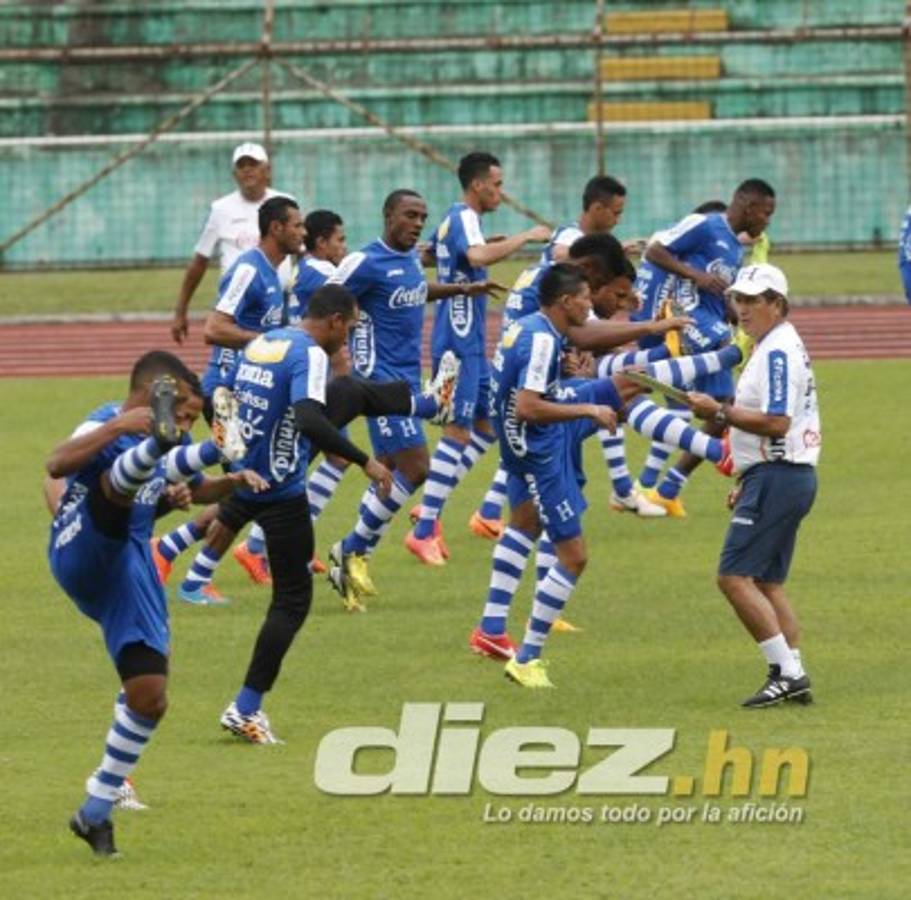 Jorge Luis Pinto comenzó a trabajar en su primer microciclo con la Bicolor