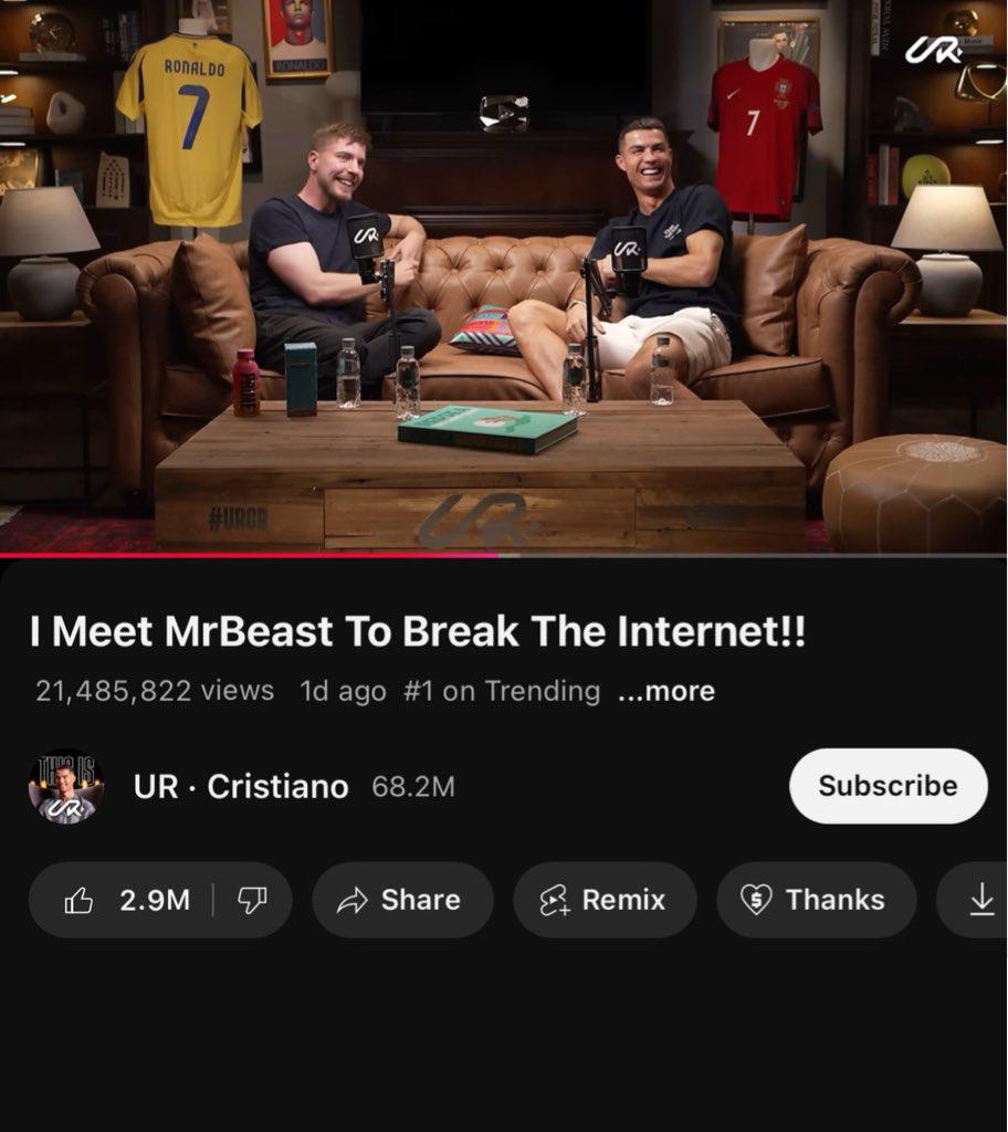 Se acabó el debate y sorpresivo ganador: ¿Quién tiene mayor fortuna, Cristiano Ronaldo o MrBeast?