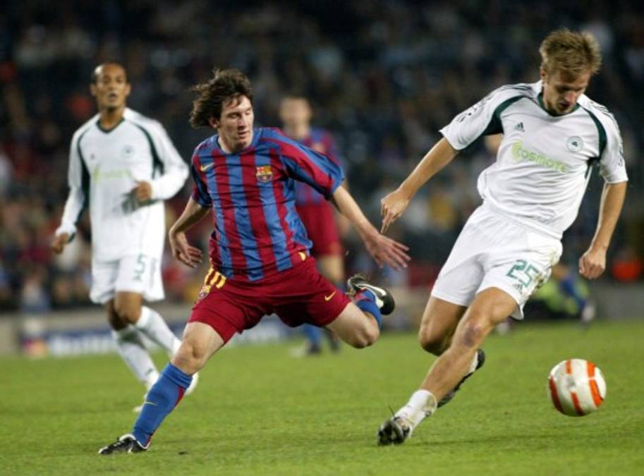 Lionel Messi, 15 años disputando en el FC Barcelona