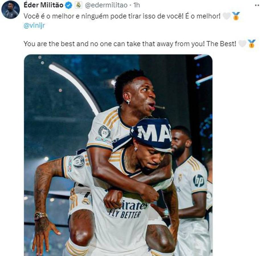 “Vinicius, el mejor”: Los mensajes de jugadores del Real Madrid tras lo sucedido con el Balón de Oro; Camavinga, furioso