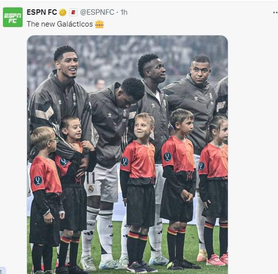 “La era Mbappé y los nuevos galácticos”: Lo que dice la prensa mundial tras título del Real Madrid en la Supercopa de Europa