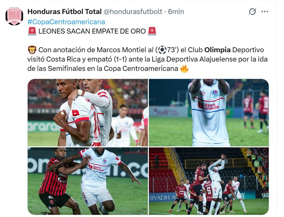 Olimpia se lleva la ventaja, el Morera Soto es de entrenamiento para el León: la prensa catracha y tica opinó con el Alajuelense vs Olimpia