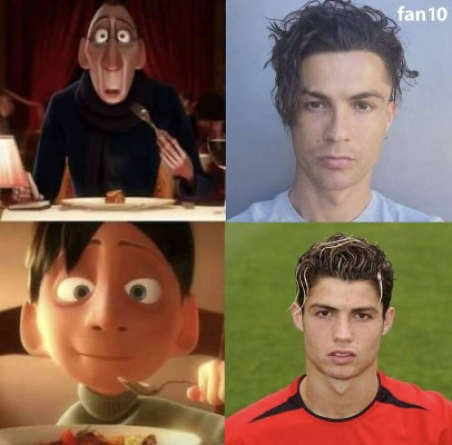 Los crueles memes y burlas en Twitter del radical cambio de look de Cristiano Ronaldo