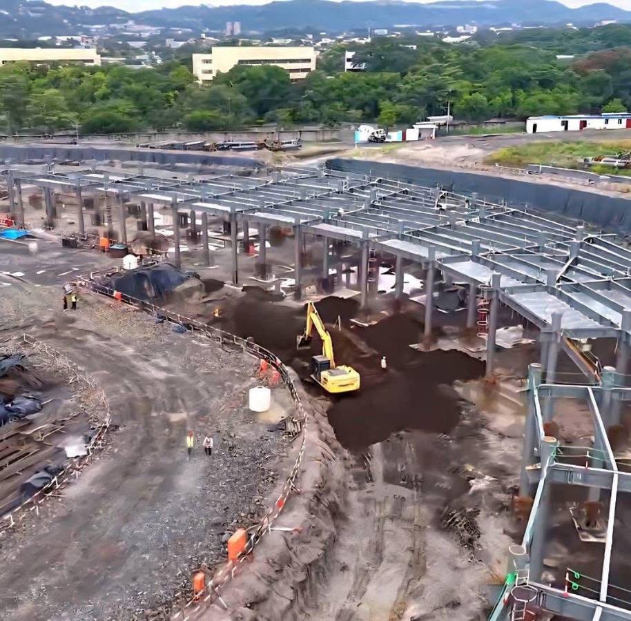 ¡Mega obra! Así avanza la construcción del estadio más grande que tendrá Centroamérica y uno de los más modernos en Latinoamérica