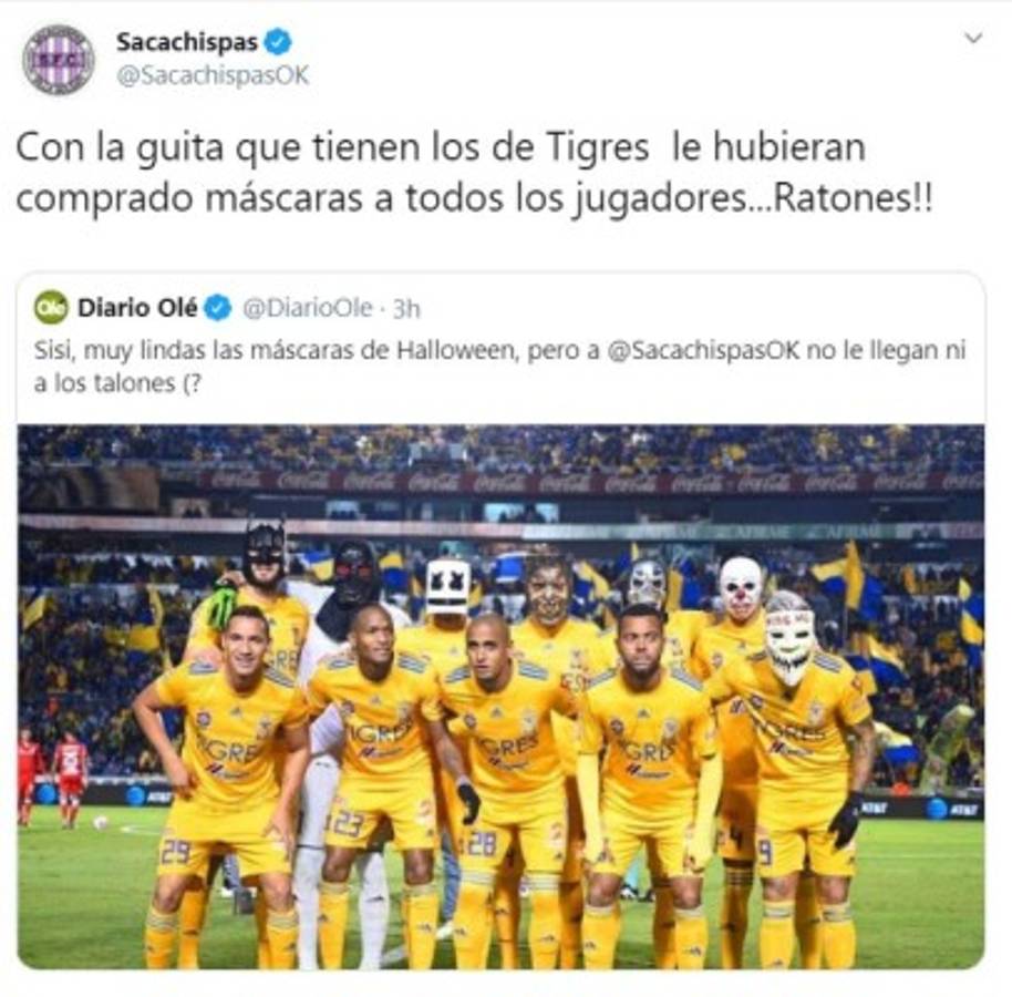 La japonesa y las burlas contra Tigres por no comprar máscaras a todos los jugadores: ''Ratones''