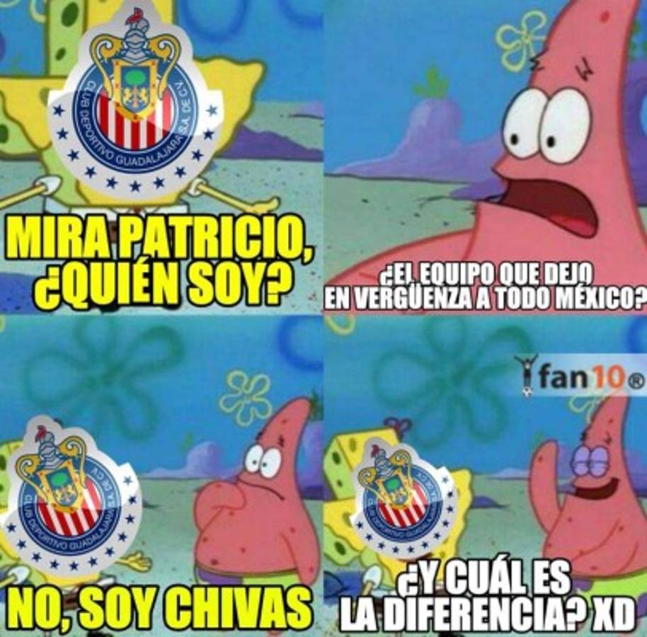Acribillan a Chivas con memes tras hacer el ridículo en el Mundial de Clubes