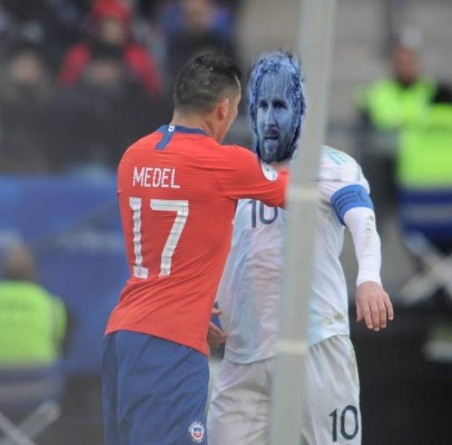 ¡Para morir de risa! Los memes atacan a Messi por la pelea con Gary Medel en el Argentina-Chile