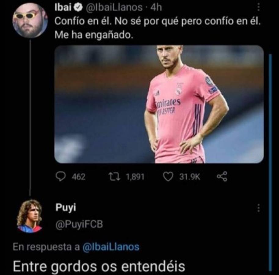 Los nuevos memes que hacen pedazos a Hazard y el Real Madrid tras ser eliminados en la Champions League