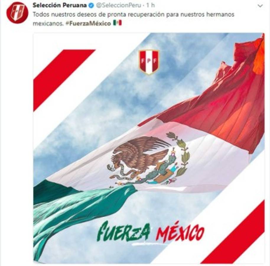 ¡Ojo! Famosos, deportistas e incluso Donald Trump envían sus mensajes de solidaridad a México