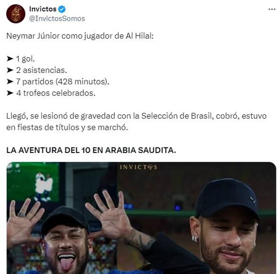 Así reaccionó la prensa internacional a la salida de Neymar del Al Hilal Saudí: “las cifras de una ruina faraónica”