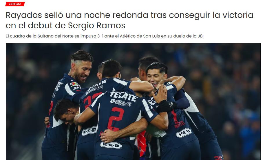 “Puede terminar como delantero”: prensa de México se rinde ante Sergio Ramos tras su debut y Faitelson sorprende