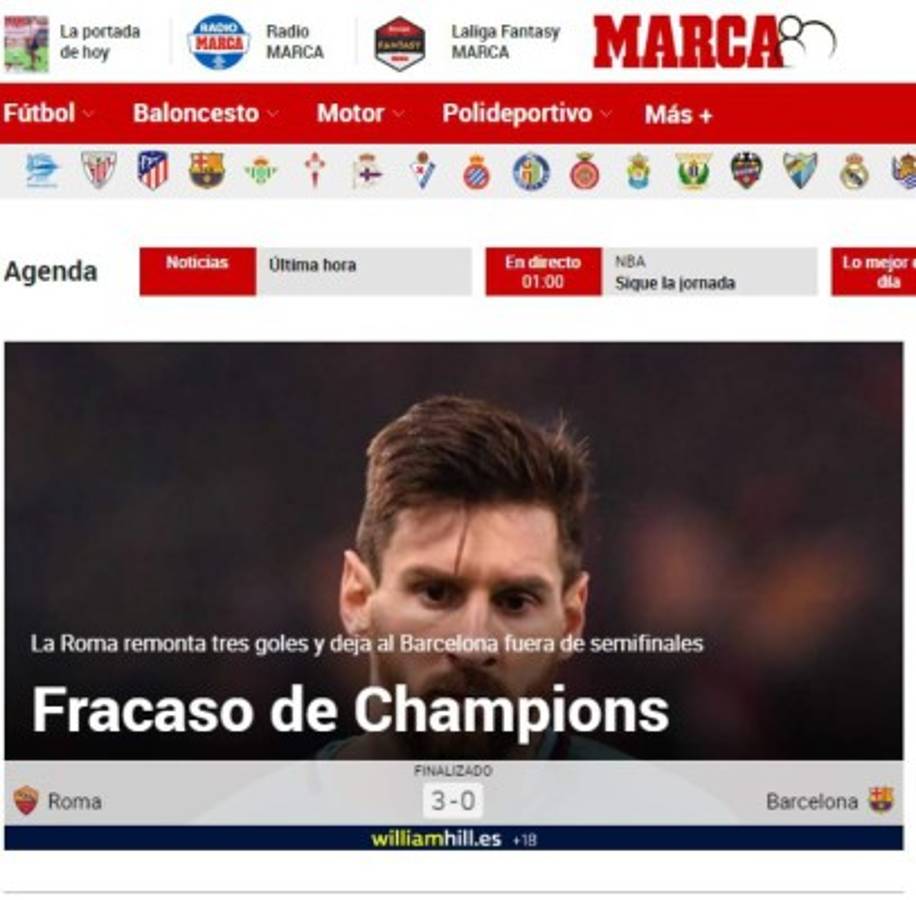 La prensa internacional no perdona al Barça: 'Papelón histórico'