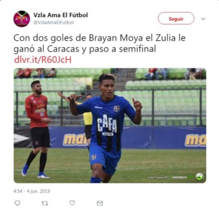 Así resaltan los medios de Venezuela el buen momento de Bryan Moya