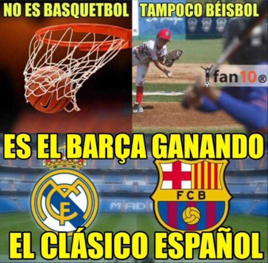 ¡MEMES! Hacen pedazos al Real Madrid tras perder el clásico ante Barcelona