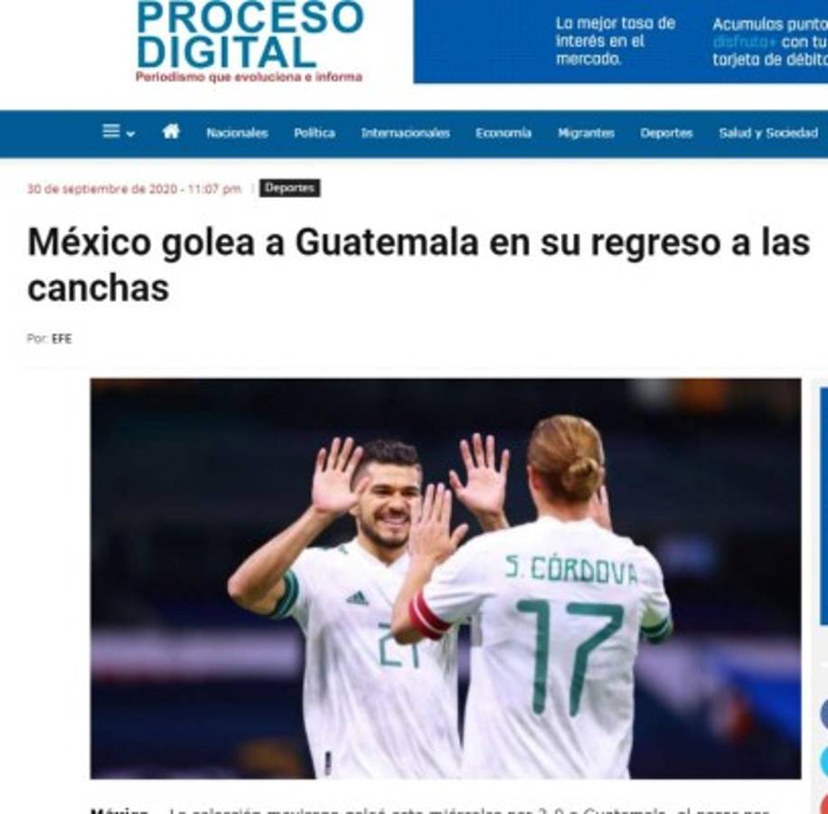 Amistoso insípido y la respuesta de Martino: La prensa de México tras la goleada a Guatemala