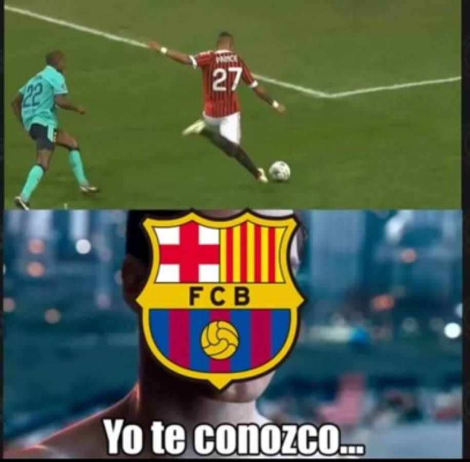 Memes 'aniquilan' al Barcelona por el fichaje de Kevin Prince Boateng