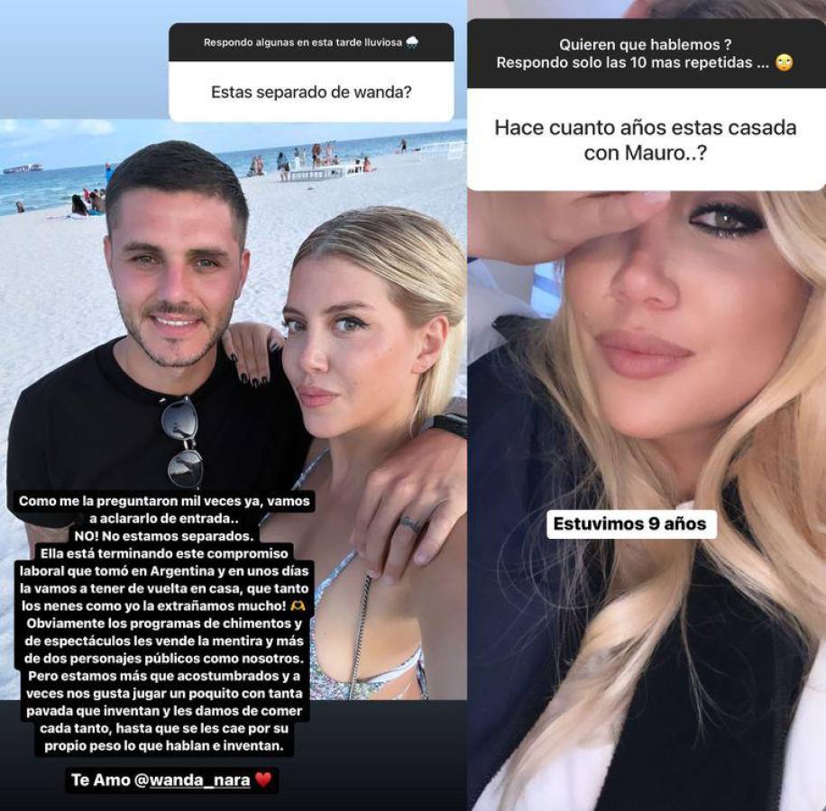 ¡De locos! Mauro Icardi se harta de Wanda Nara y filtra los intensos chats de WhatsApp: “Tóxica nivel 1000”