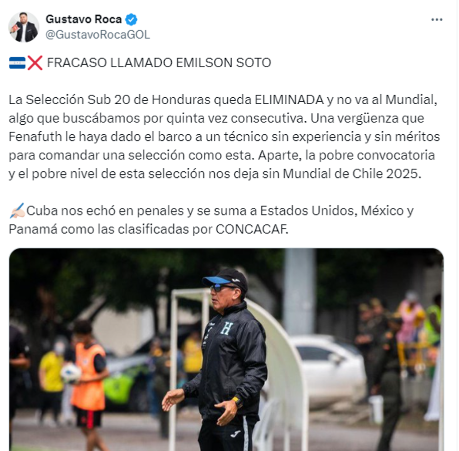 Honduras se estrelló ante Cuba por el pase al Mundial de Chile y así reacciona la prensa: “Una absoluta vergüenza”