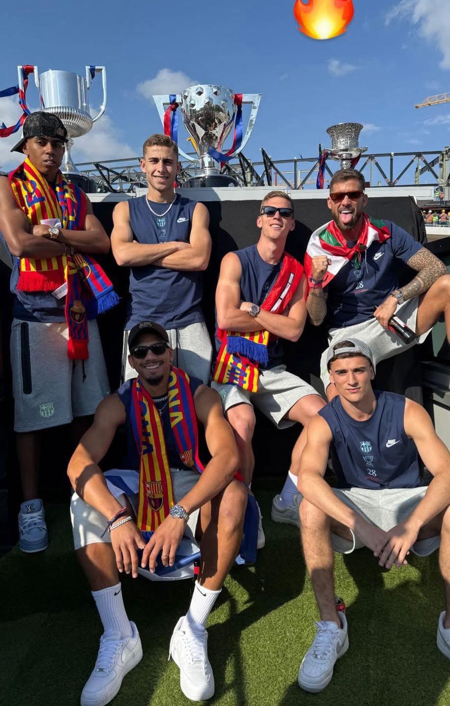 Barcelona carga contra Vinicius en su festejo de La Liga, nuevo Grealish y el gran ausente en la fiesta ¿Dedicado al Real Madrid?