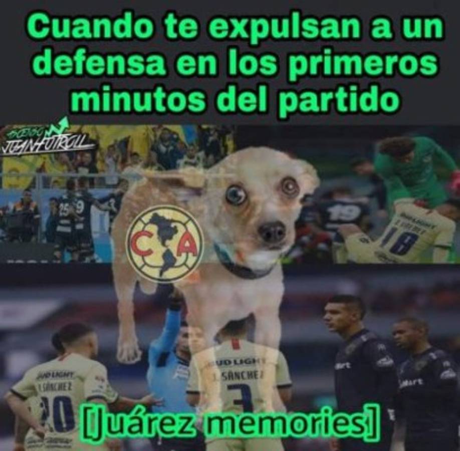 América, víctima favorita de los memes en la Liga MX tras ser goleado por Necaxa en el Azteca