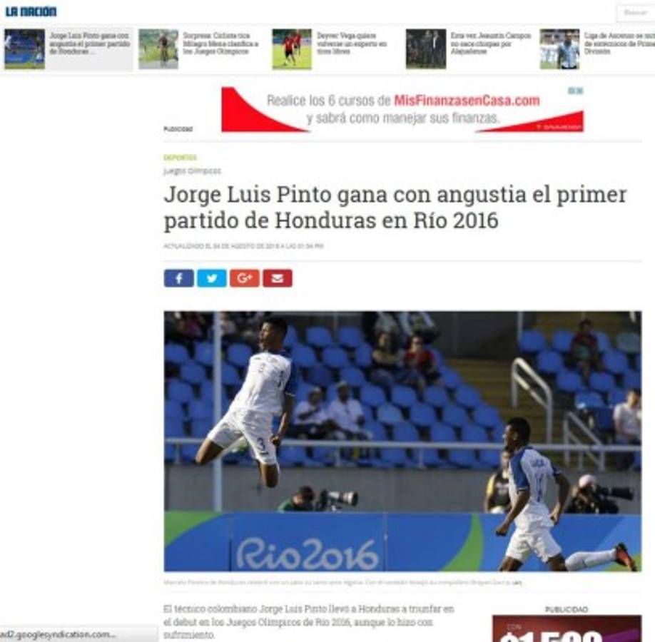 Prensa internacional sobre Honduras: 'No era necesario sufrir tanto'