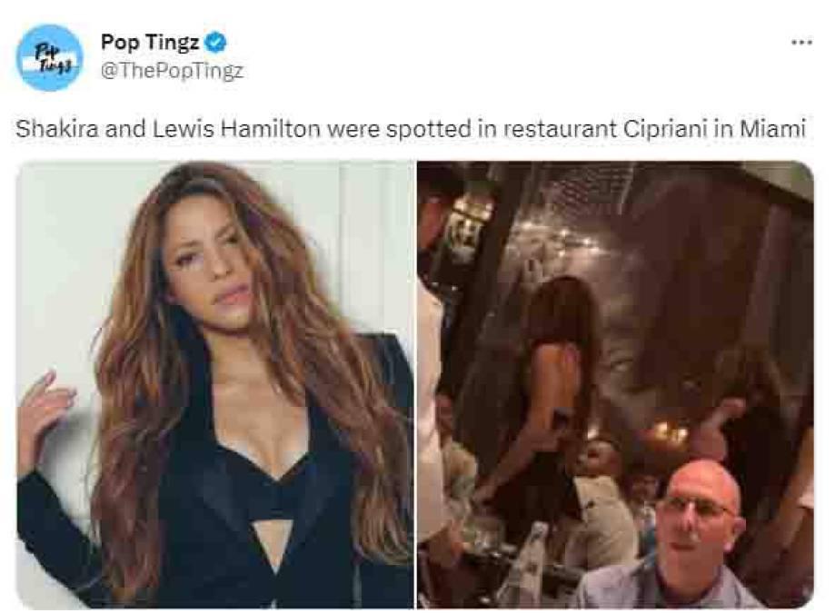 Filtran imágenes de Shakira en un restaurante con famoso deportista en Miami ¿Nuevo romance?