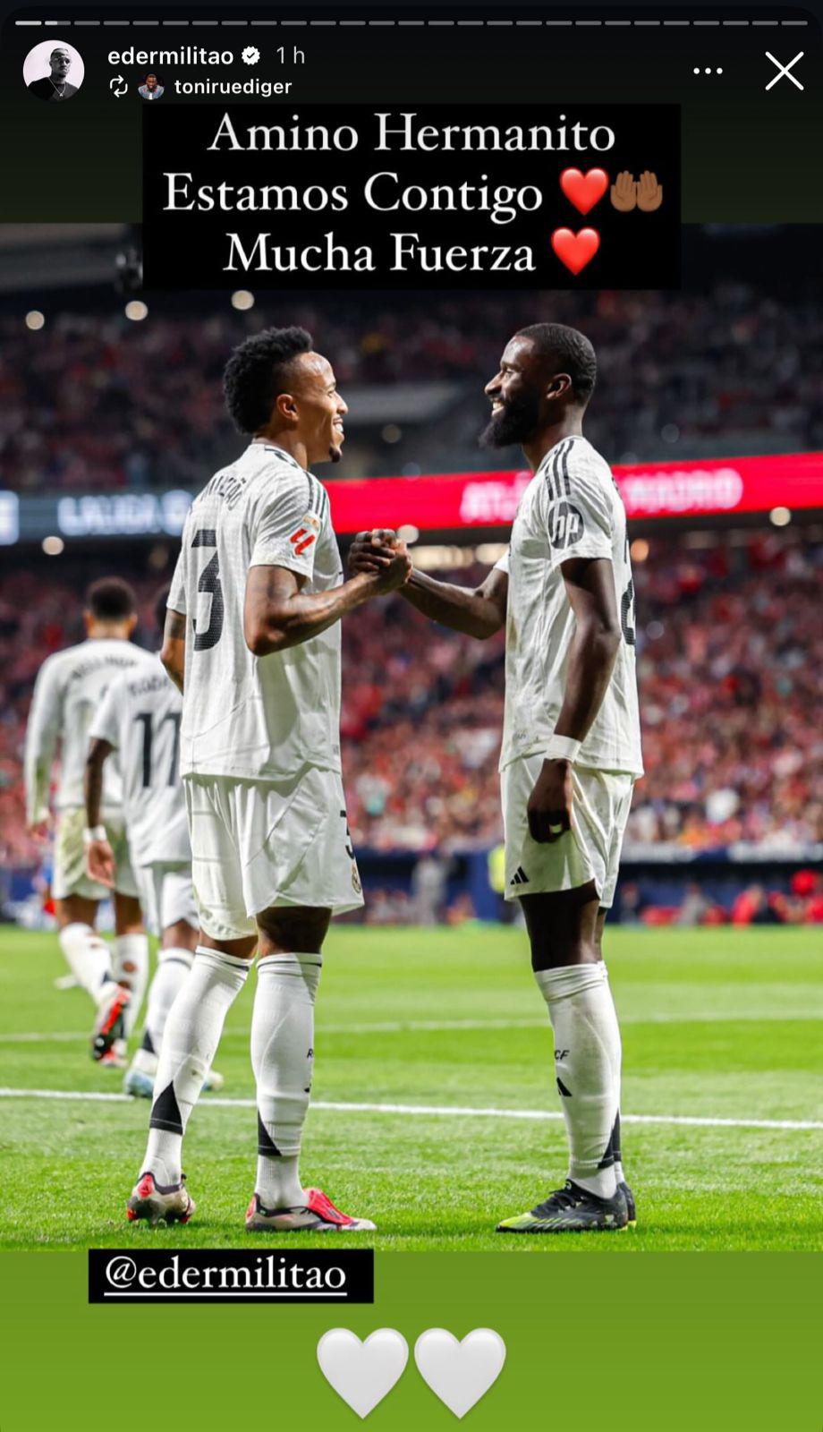 Militao se desahoga en redes y el mensaje de Ramos y Marcelo: el brasileño es arropado por todo el Real Madrid tras su lesión