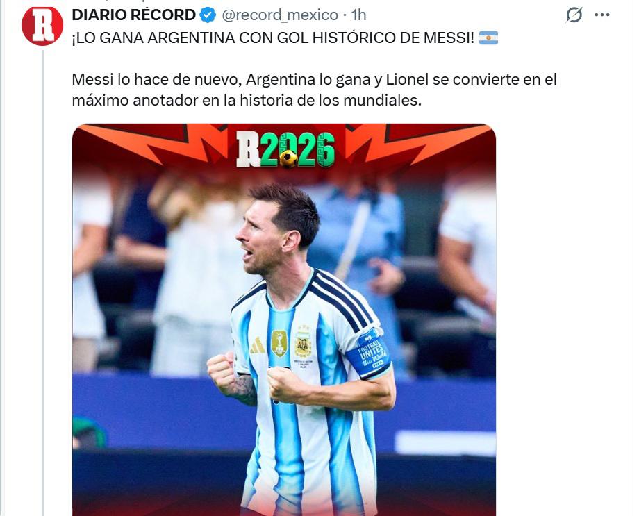Habló dios, 5 récords y Liberman se desahoga: Prensa se rinde por Messi
