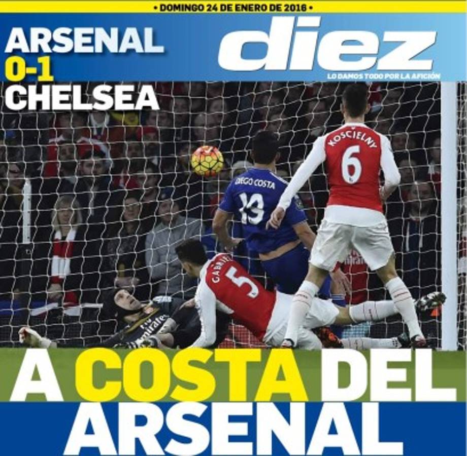 Portadas digitales de DIEZ de este domingo 24 de enero del 2016