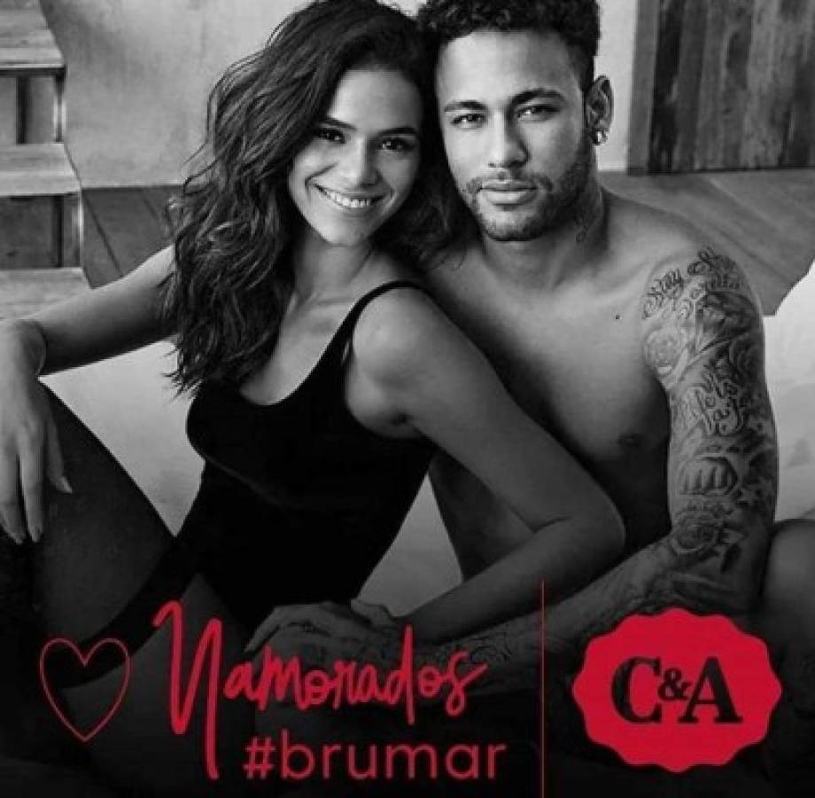 El atrevido y sensual anuncio entre Neymar y su novia Bruna Marquezina