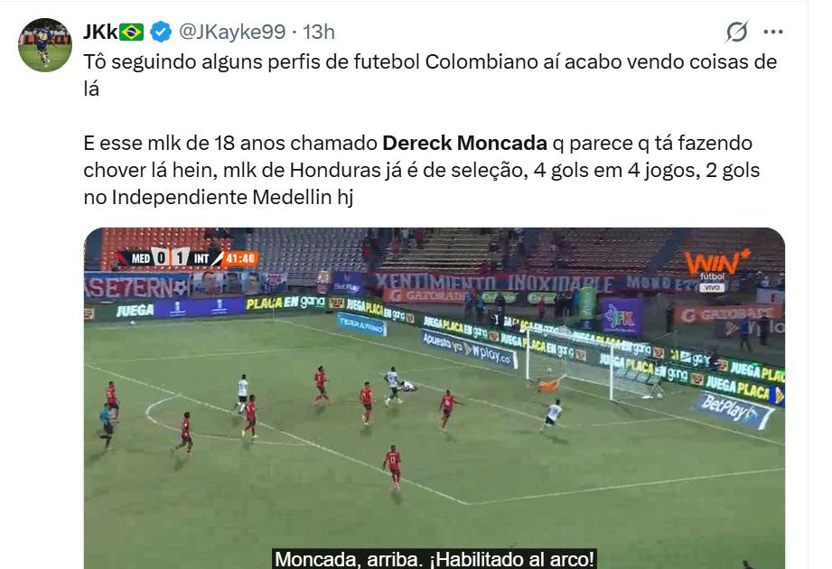 En Italia y Brasil lo destacaron: Honduras tiene una joya, Que Francis logre esa dupla con Keyrol Figueroa, las opiniones sobre Dereck Moncada