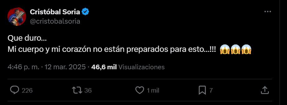 La polémica está al rojo vivo con el penal de Julián Álvarez en el Atlético vs Real Madrid y Cristóbal Soria se burló de Vinicius