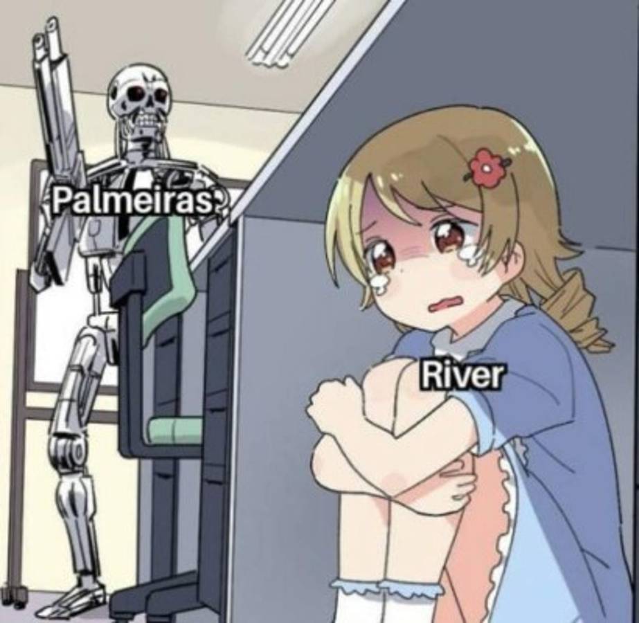 Los memes destrozan a River Plate tras la goleada recibida por el Palmeiras en la Libertadores