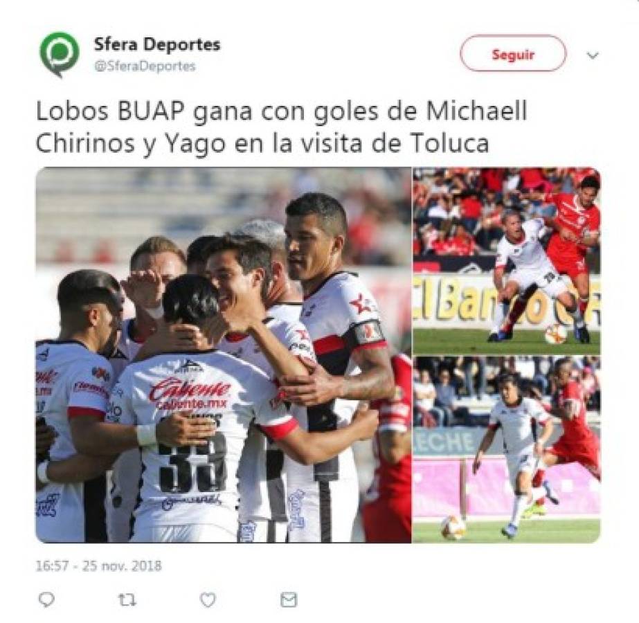 Lo que dicen los periodistas y medios mexicanos del gol de Michaell Chirinos