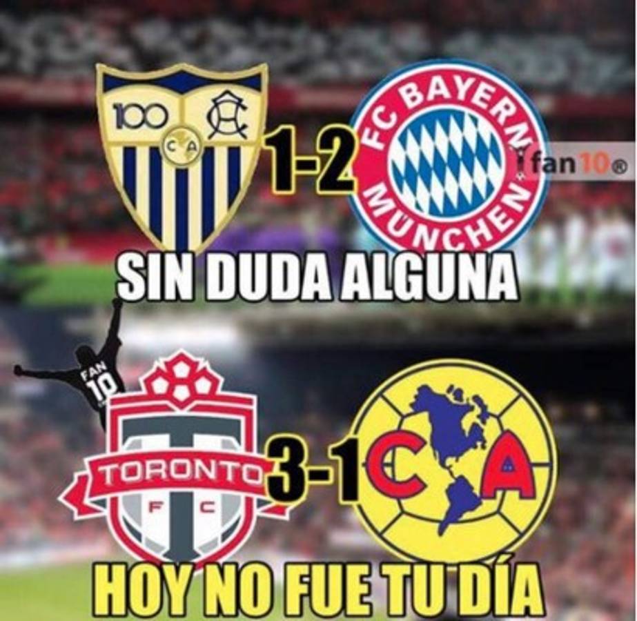¡Crueles memes! Se burlan del América tras ser humillado por Toronto en la Concacaf